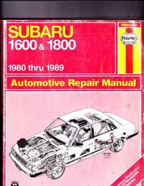 Subaru 1600-1800 1980-1989 Automotive Repair Manual (Book No 681)