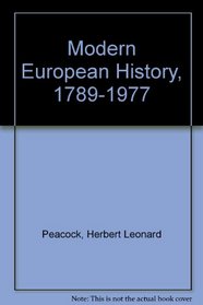 Modern European History 1789-1980