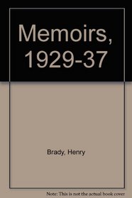 Memoirs, 1929-1937