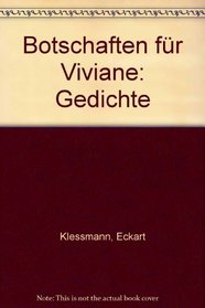 Botschaften fur Viviane: Gedichte (German Edition)