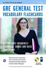 GRE Vocabulary Flashcard Book (REA): Fifth edition