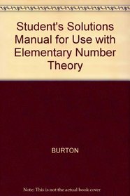 Elementary Number Theory (Student's Solution Manual)