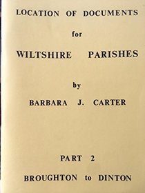 Location of Documents for Wiltshire Parishes