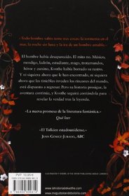 El temor de un hombre sabio / The Wise Man's Fear (Crnica del asesino de reyes) (Spanish Edition)