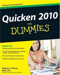 Quicken 2010 For Dummies