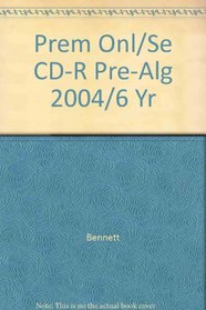 Prem Onl/Se CD-R Pre-Alg 2004/6 Yr