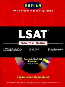 LSAT 2000-2001 Edition with CD-ROM (Kaplan)
