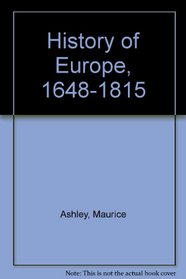 History of Europe, 1648-1815