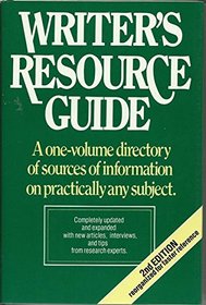 Writer's Resource Guide: 1983