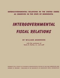 Intergovernmental Fiscal Relations