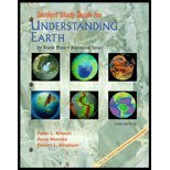 Study Guide for Understanding Earth, Third Edition