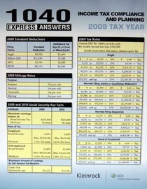 1040 Express Answers for the 2009 Tax Year