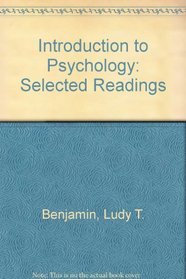 Introduction to Psychology: Selected Readings