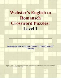 Webster's English to Romansch Crossword Puzzles: Level 1
