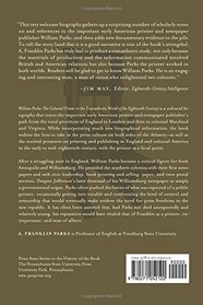 William Parks: The Colonial Printer in the Transatlantic World of the Eighteenth Century (Penn State Series in the History of the Book)