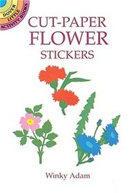 Cut-Paper Flower Stickers (Dover Little Activity Books)