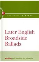 Later English Broadside Ballads