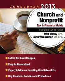 Zondervan 2013 Church and Nonprofit Tax and Financial Guide: For 2012 Tax Returns
