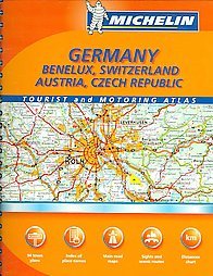 Michelin Germany: Benelux Austria, Switzerland, Czech Republic Tourist and Motoring Atlas (Michelin Germany, Austria, Benelux, Switzerland, Czech Republic Atlas)
