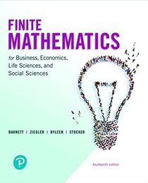 Finite Mathematics for Business, Economics, Life Sciences, and Social Sciences and MyLab Math with Pearson eText -- Title-Specific Access Card Package ... Byleen & Stocker, Applied Math Series)