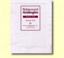 Ridgewood Analogies, Book One, Answer Key
