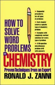 How to Solve Word Problems in Chemistry (How to Solve Word Problems (McGraw-Hill))
