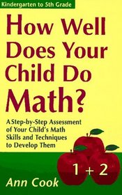 How Well Does Your Child Do Math?: A Step-By-Step Assessment of Your Child's Math Skills and Techniques to Develop Them (How Well Does Your Child Do in School)