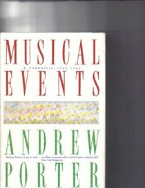 Musical Events: A Chronicle