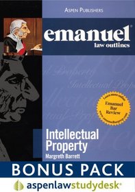 Emanuel Law Outlines Intellectual Property: AspenLaw Studydesk Bonus Pack (Print and Access Card Bundle)