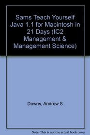Teach Yourself Java 1.1 for Macintosh in 21 Days (Sams Teach Yourself)