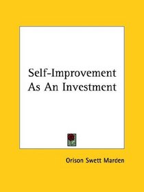 Self-Improvement As An Investment