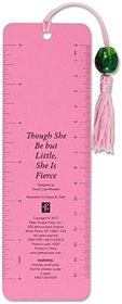 Though She Be but Little, She Is Fierce Beaded Bookmark