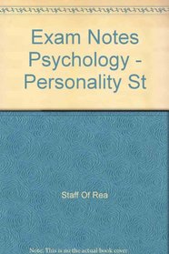 EXAMNotes for Psychology - Personality and Perception (EXAMNotes)