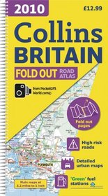 2010 Collins Fold Out Road Atlas Britain (International Road Atlases)