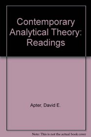 Contemporary Analytical Theory: Readings
