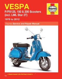 Vespa Pp125 150 200 Scooters Service & R (Haynes Service and Repair Manuals)
