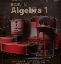 HMH Algebra 1 California: Teacher Edition with Solutions 2015