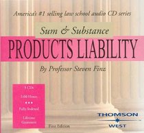 Sum and Substance Audio Set on Product Liability (Audio CD)