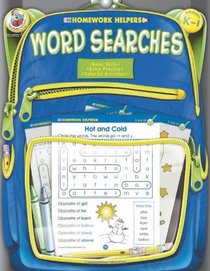 Word Searches Homework Helper, Grades K-1 (Homework Helpers)