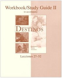 Workbook/Studyguide Vol. 2 t/a Destinos