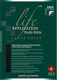 Life Application Study Bible NLT, Large Print