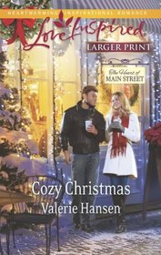 Cozy Christmas (Heart of Main Street, Bk 6) (Love Inspired, No 817) (Larger Print)