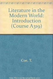 Literature in the Modern World: Study Units: Introduction (Literature in the Modern World)