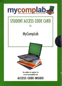 Mycomplab (STUDENT ACCESS CODE CARD FOR MyComplab)
