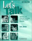 Let's Talk Teacher's manual: Speaking and Listening Activities for Intermediate Students