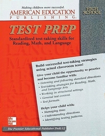 Test Prep Standrdized Test-taking Skills for Reading, Math, and Language
