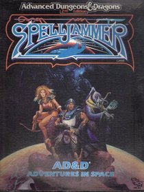 Spelljammer: Adventures in Space (AD&D 2nd Ed Fantasy Roleplaying, 2bks+4maps+cards+counters)
