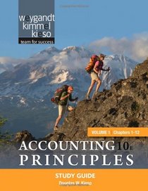 Accounting Principles, Study Guide, Volume 1