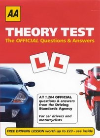 AA Theory Test: Valid from July 2003: The Official Questions and Answers (AA Driving Test Series)