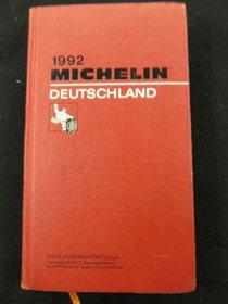 Michelin Red Guide: Germany, 1982 (Michelin Red Hotel & Restaurant Guides)